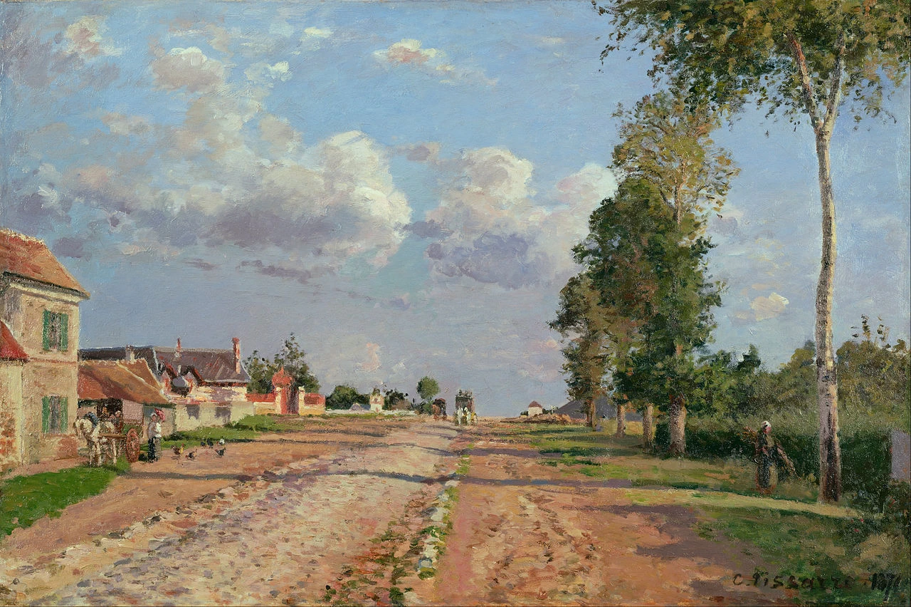 Strada per Versailles, Rocquencourt, 1871 - Museo Van Gogh, Amsterdam